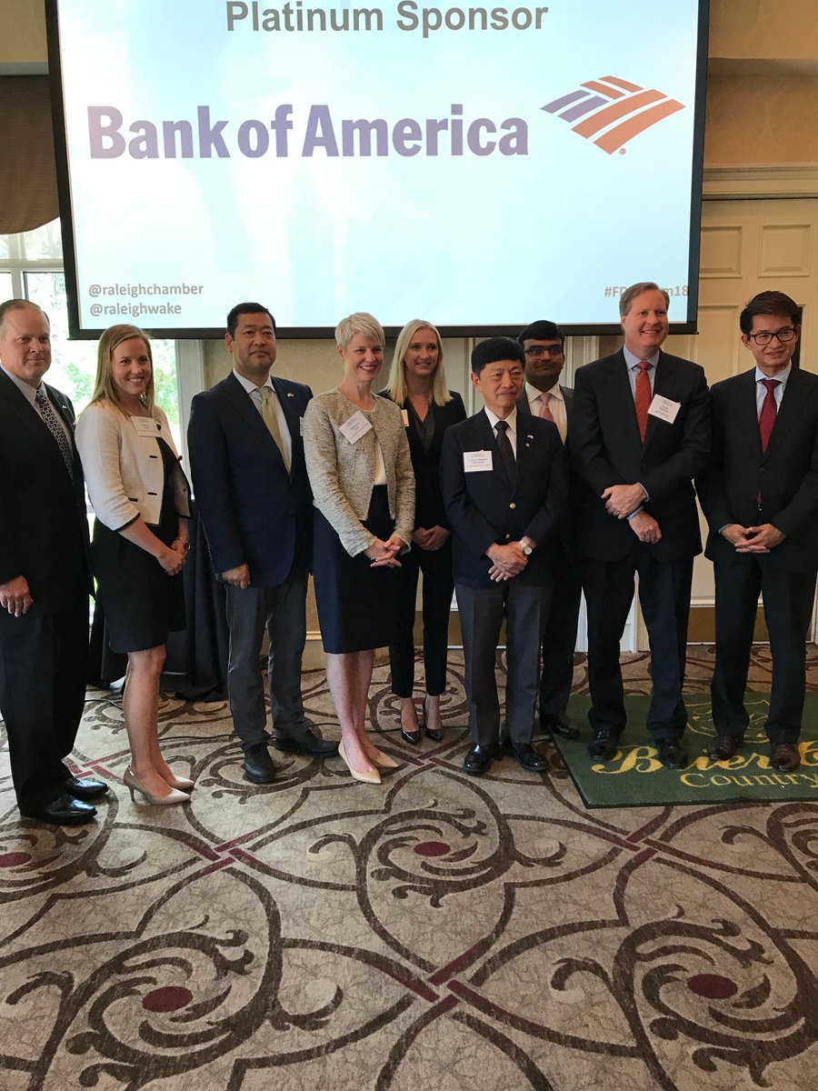 RaleighWake's tweet photo. Thank you again to our incredible speakers & panelists! The first #FDIForum18 was a success. @raleighchamber @BankofAmerica @GreeneResources @RDUAirport @NCState Confucius Institute @Longistics1 @ObrienAtkinsRTP Newland Communities Briar Chapel & Wendell https://t.co/Xyh9dmZnWi