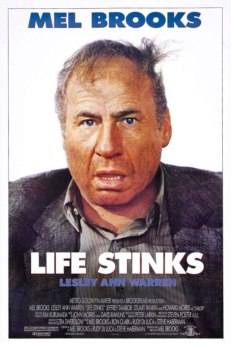 FilmNewsNos's tweet photo. 🎬MOVIE HISTORY: 27 years ago today, July 26, 1991, the movie ‘Life Stinks’ opened in theaters!
#MelBrooks #LesleyAnnWarren #StuartPankin #HowardMorris #RudyDeLuca #TheodoreWilson #CarmenFilpi #MichaelEnsign #BillyBarty #BrianThompson #RaymondOConnor #JeffreyTambor https://t.co/T6DP3dpkzn