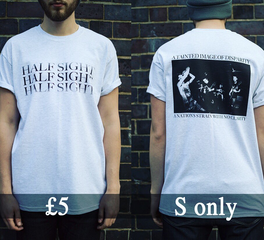 MERCH CLEARANCE SALE - be the proud owner of a small and insignificant part of history...

All t-shirts are £5, only one hoody left, all sizes very limited. Worldwide shipping at the cheapest rates possible

halfsight.bigcartel.com