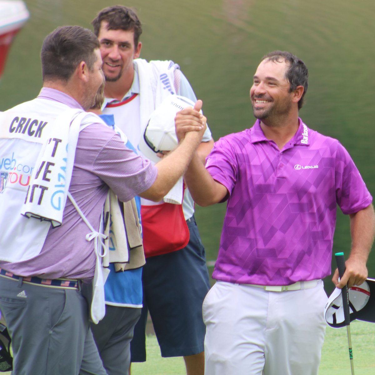 Happy days for <a href="/RafaCamposGolf/">Rafa Campos</a>.

The <a href="/VCUAthletics/">VCU Athletics</a> alum opened in 9-under 63 <a href="/PriceCutterCC/">Price Cutter Charity Championship</a>.