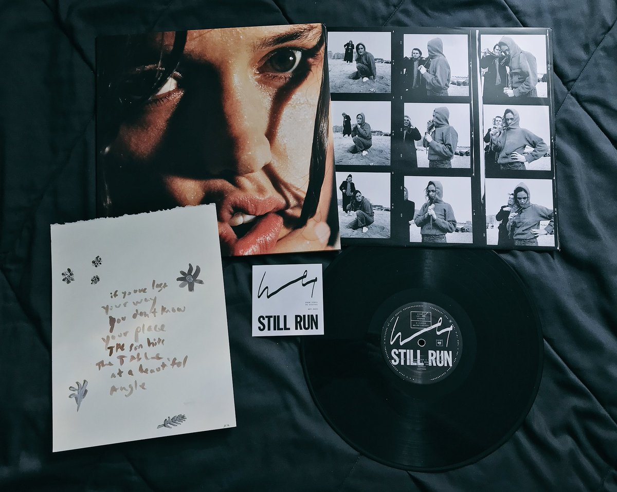 joelopez4l's tweet photo. Some appreciation for my favorite album as of recently. Sounds even better on vinyl... โจ๐ง@wet @kellyzutrau @joeyvalley @RoughTradeNYC #StillRun https://t.co/CxJaWlP1q5