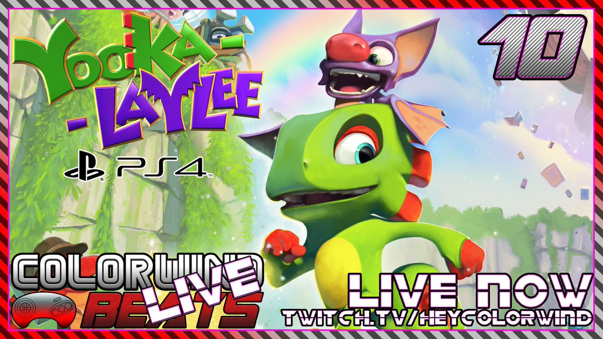 HeyColorwind's tweet photo. LIVE NOW! Playing more Yooka-Laylee on stream!

https://t.co/6iZ7nHPnWS

#streaming #StreamerNetwork #streamers #YookaLaylee #ColorwindBeatsLIVE #CWBL #YookaLayleeCWBL #twitch #twitchtv #twitchstreamer https://t.co/rNfWAjyGf9