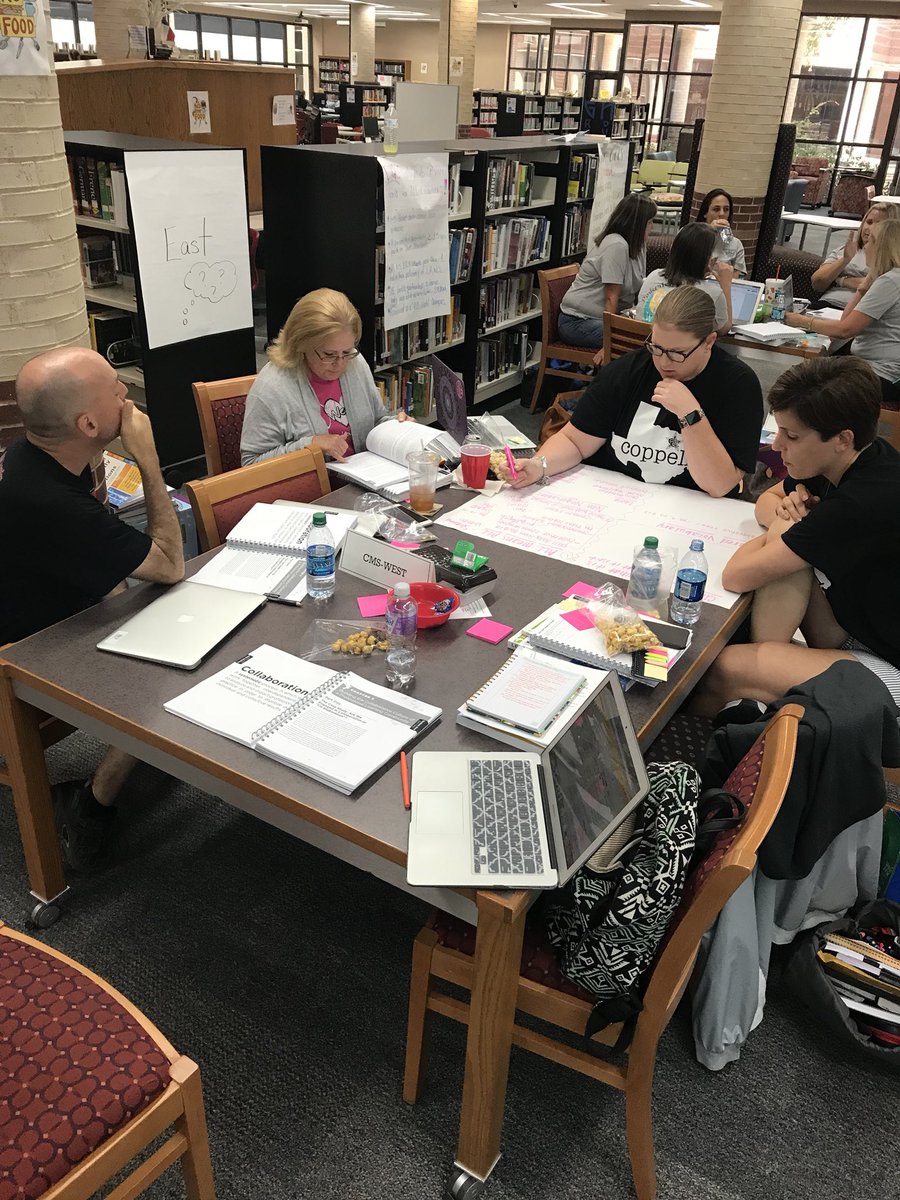 msotwayss's tweet photo. West admin & IC’s planning first day back with staff. #highlevelsoflearningforall #allmeansall #plccoachingacademy @halereads @sthornton_cmsw @EmFroese @BruceHermans https://t.co/yKmjjdAEfa