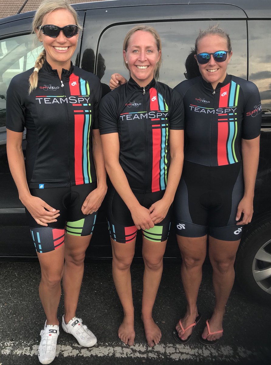 TeamSpy ladies raced on Thurs at the Ladies IW Pearl 10 mile TT, great rides all round, Suzy Russell 3rd rider in 28:34, a great ride from Emily Moore saw her finish strongly in 30:41, &amp; Jess Olden on her team debut on the bike rode well to finish in 30:50 <a href="/champsysuk/">Champion System UK</a> @SpyVelo