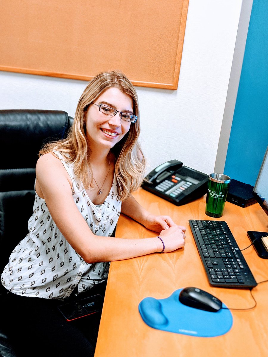 Pennsnortheast's tweet image. Happy #NationalInternDay to our #marketingintern Amber Kuharchik and all the #PASummerInterns - Amber is heading into her senior year at @MarywoodU - Good luck Amber and thanks for being a part of @Pennsnortheast ♥️💯📚