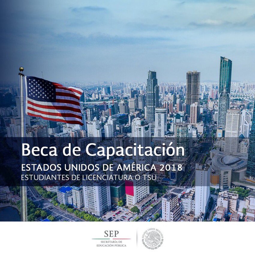 Solicita la Beca de Capacitación para cursos intensivos de inglés en Estados Unidos. Este apoyo está disponible para alumnos de Ingenierías y Licenciaturas del #TecNM . Consulta la convocatoria en:        becaseducacionsuperior.sep.gob.mx/files/Comunica… #BecasSEP #Matamoros  #Tamaulipas