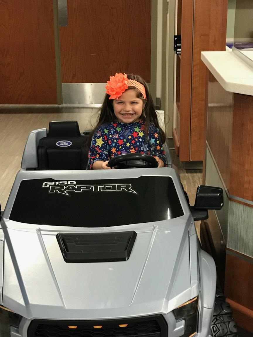 ParkviewFDNs's tweet photo. Due to generous donor dollars through @ParkviewFDNs, a Fisher Price Powerwheels Ford F-150 truck has been provided for our @ParkviewHealth peds patients in order to allow them to ‘drive’ themselves to surgery - reducing anxiety for both our smallest patients and their parents. https://t.co/AaGXMSNaPB