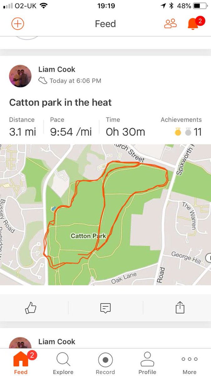 LiamBHG's tweet photo. Tough mudder training started this week... The heat is taking a toll 🏃🌞 https://t.co/KiBXArQUiX