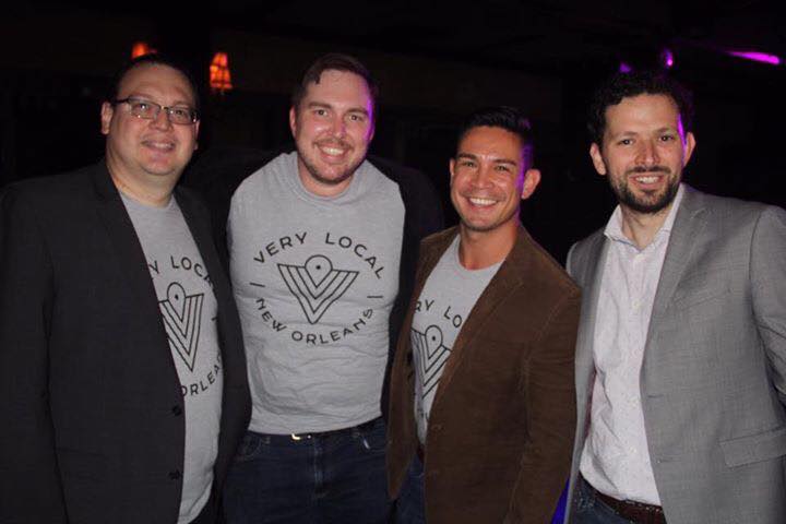 Alex_Marc77's tweet image. Throwback to last Thursday night in #NewOrleans for the @hearst @verylocalnola launch party with @Phanclan @gabetrav &amp;amp; @magicandrew Taking the local culture to the next level down there!