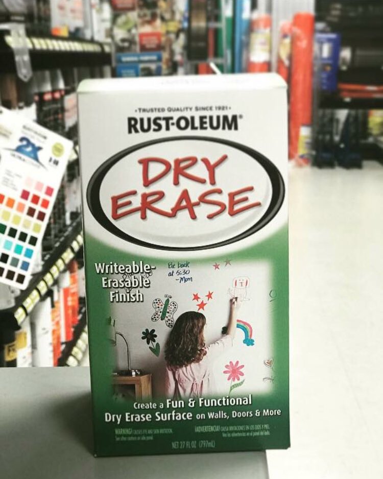 gen_hardwareWV's tweet photo. Tired of your kids writing on your walls? Try Dry Erase! 😎👍🏼 

This dry erase product allows your kids to have fun, minus the mess. 😉 https://t.co/3fPz15SYfq