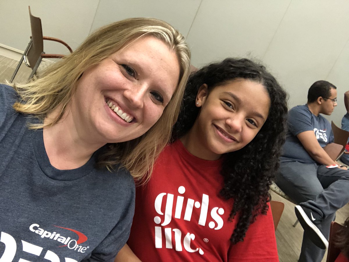 Today <a href="/CapitalOneTech/">Capital One Tech</a> invited 15 girls from <a href="/GirlsIncDallas/">Girls Inc. Dallas</a> to learn software engineering skills and create their own Android app. #FutureEdgeDFW #coding @staci0531 @YourFutureEdge