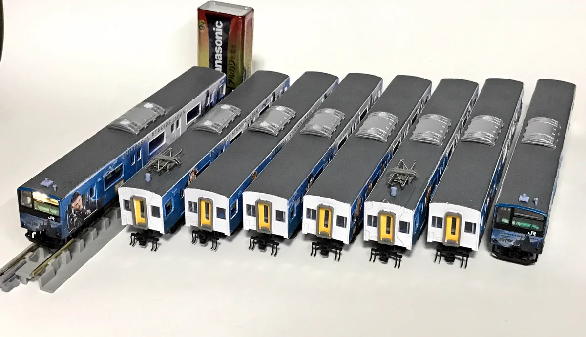 201系　大阪環状線　ハリーポッター塗装　8両編成セット 201系 大阪環状線 ハリーポッター塗装 8両編成セット DjDyxMHUYAElEIG
