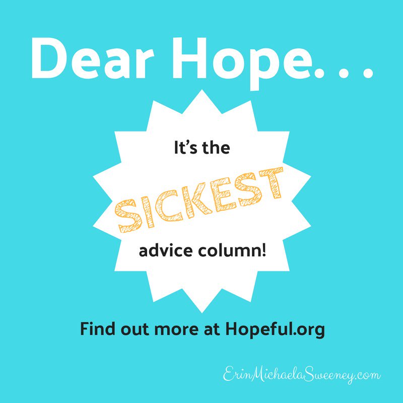 RadiantPresence's tweet photo. Dear Hope: It’s the sickest advice column! https://t.co/DswHkgxeGk https://t.co/oGrokaBdQg