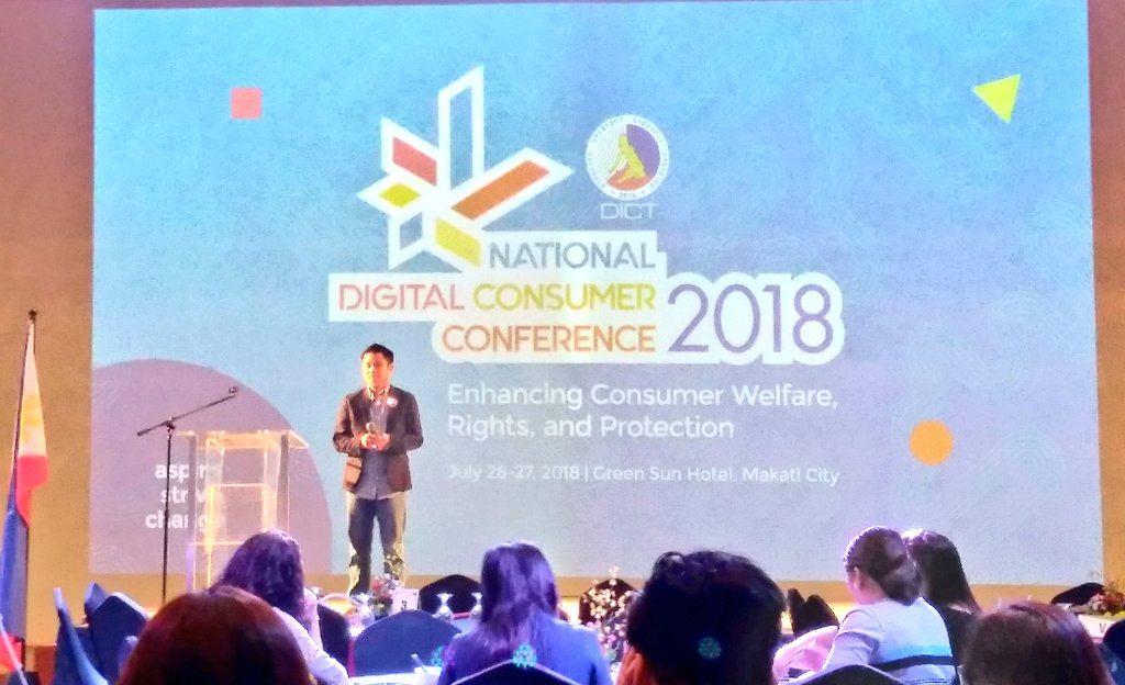 manilabulletin's tweet photo. LOOK: National Digital Consumer Conference 2018 organized by the @DICTgovph in Makati City. #DigiConsumer2018 | via @bobreyes https://t.co/ZHB0iRrlpA