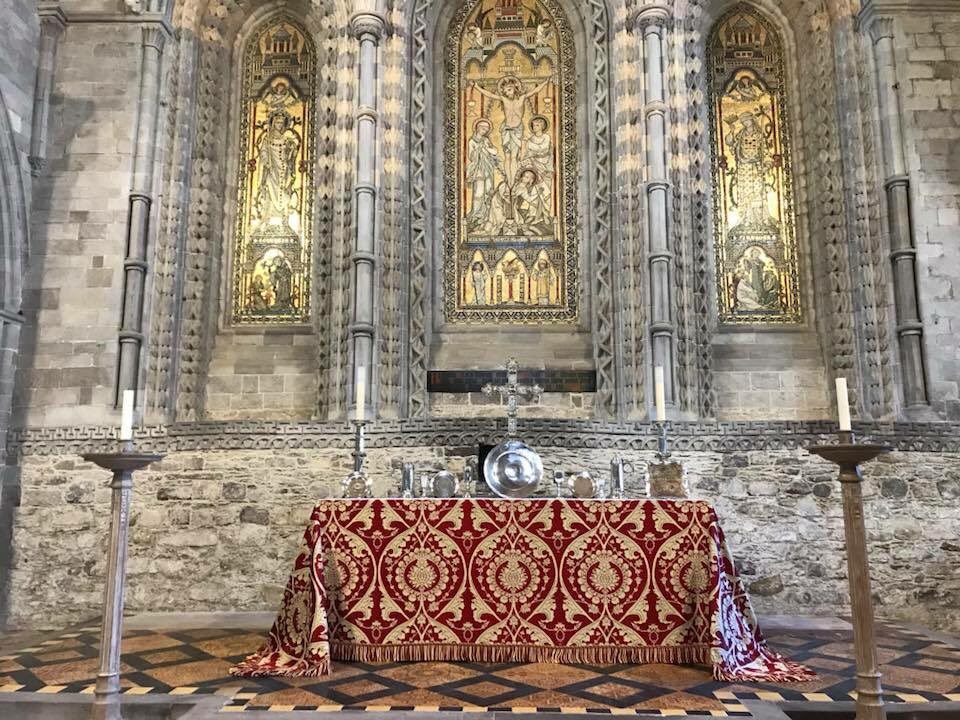 StDavidsCath's tweet image. A glorious Cathedral Chapter Day today, which strengthened the Cathedral’s governance and provided an opportunity for the Dean’s Verger to be affirmed in the traditional handing back of his verge by the Dean #cathedralchapter #chapterday #dean #verger #verge #Governance