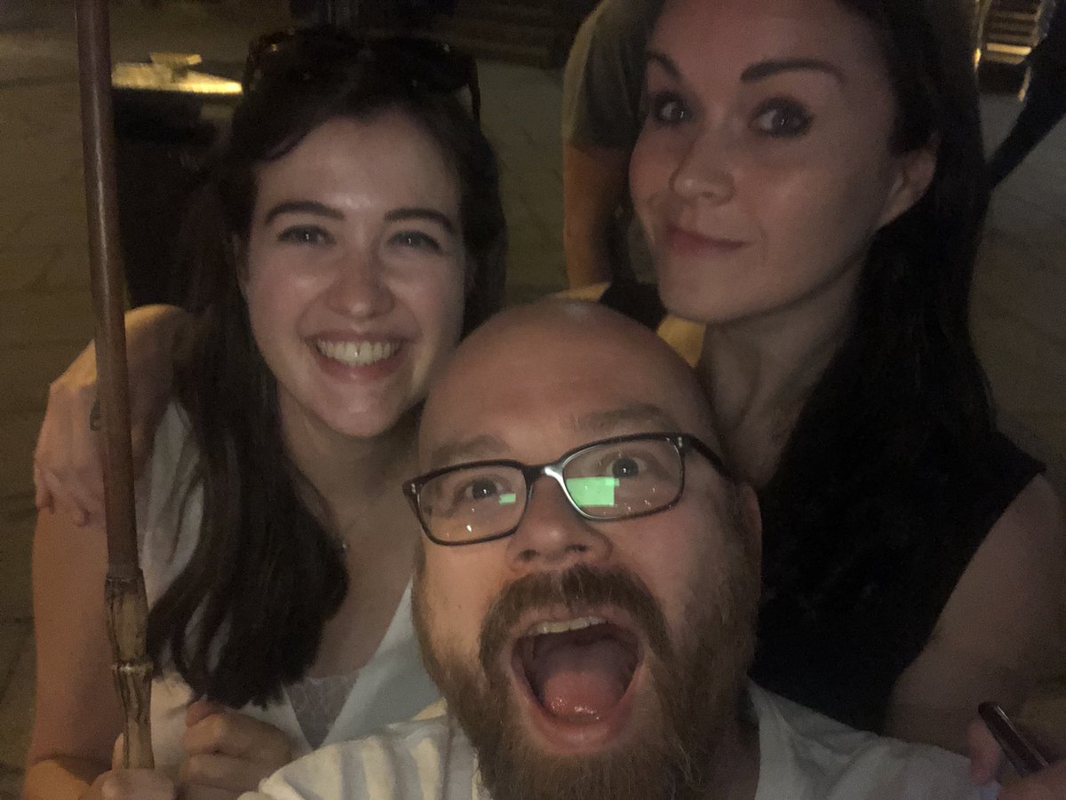 Out to enjoy the lightning with <a href="/RHeydecker/">Rachel Heydecker</a> and @Aprilcumming