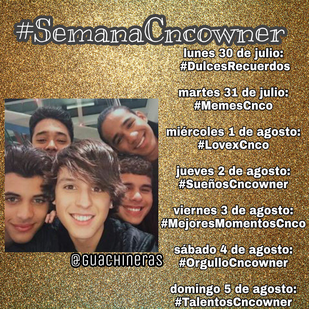 guachineras's tweet photo. Tenemos Nuestra Primera Dinámica, La #SemanaCncowner Creamos unos Ht Para usarlos Un Día Por Semana Nos Gustaría Que Te Unieras Para Demostrarle Nuestro Amor A Los Chicos, Y Convivir Mas Entre Nosotras
Si tienen Dudas Estaremos Respondiéndolas en este tweet abajo mas informacion. https://t.co/xIVZckBLpo