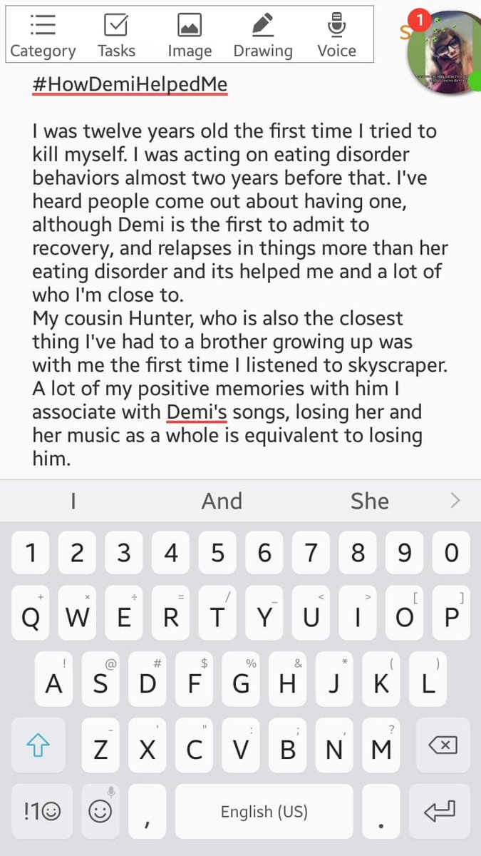 aut_thot's tweet photo. #HowDemiHasHelpedMe #HowDemiHelpedMe @ddlovato #eatingdisorderrecovery #recovery 
demi I love you with all my heart.
stay strong https://t.co/bpMvTOSx7g