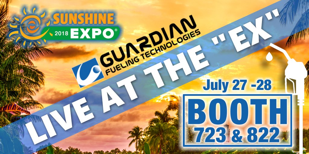 GuardianFueling's tweet photo. Join the GFT team at the @sunshineexpo in Booth 723 &amp; 822. July 27/28. We are your One-Stop Sales-Service-Installation Solution and there is a location near you! https://t.co/MNIXUkaK8S https://t.co/az1iCk3GrJ