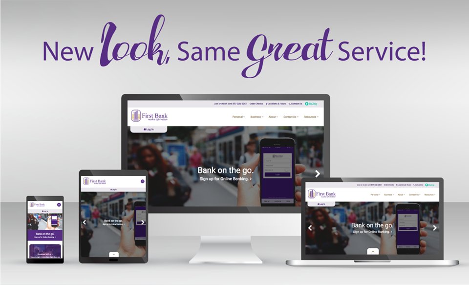 Our new and improved website has officially launched! 

Check it out and let us know what you think! → first-bank.net