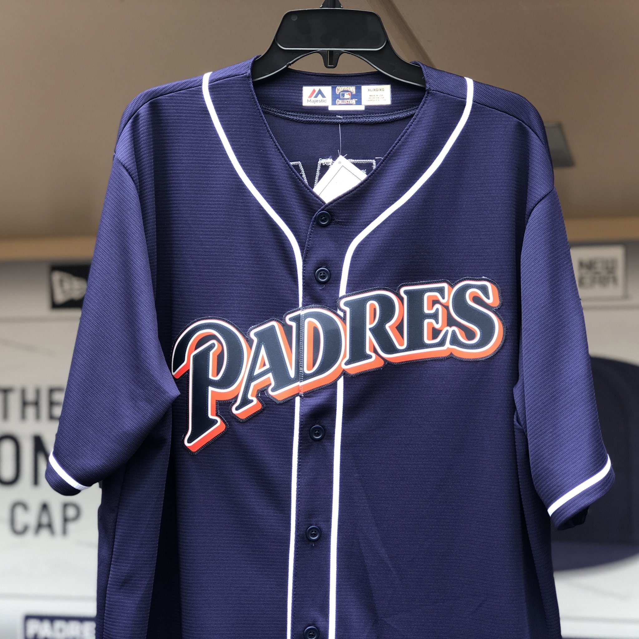 padres blue and orange jersey