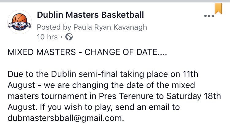 Dublin Masters Bball tweet media