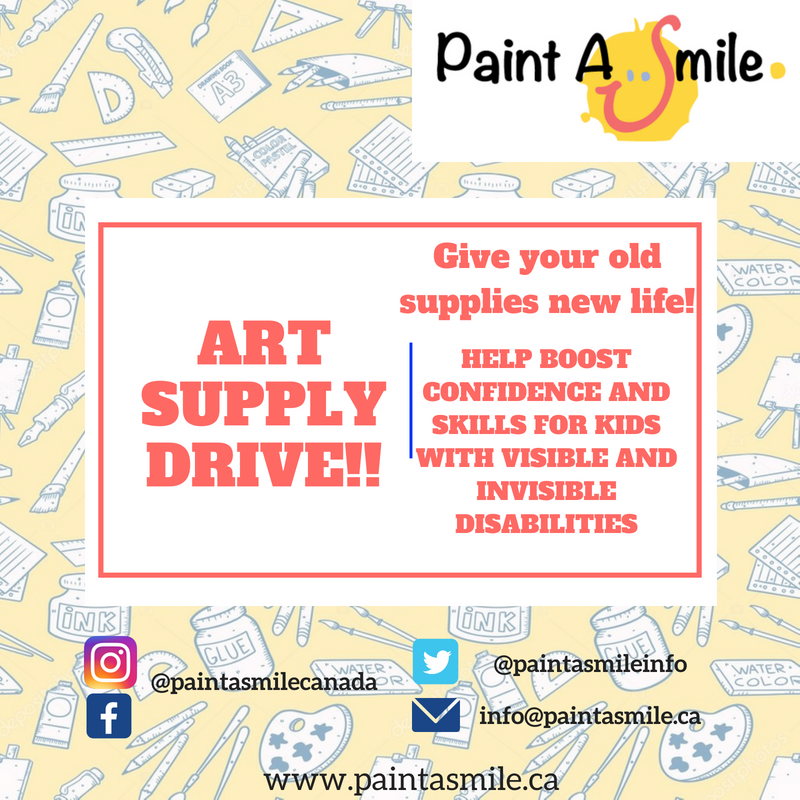 PaintASmileInfo's tweet photo. @PaintASmileInfo is having an art supply donation! Come out and donate new or gently used supplies. Donation boxes located at AngusGlen Library(west entrance). And, at the @UnionvilleInfo Band Stand Every Thursday!🖍️✏️🖌️🎨
Any questions? Email us at info@paintasmile.ca https://t.co/AGtrEzZEwX