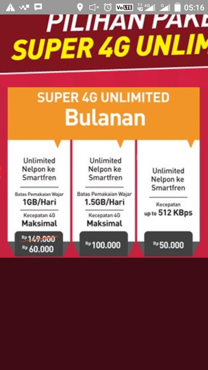 Smartfrencare On Twitter It S Because At First We Didn T Have The 100k Unlimited Package The Monthly Unlimited Package Was Only The 149k One With 1gb Fup Day For 30 Days Which We Cut