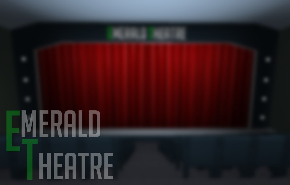 Emerald Theatre On Twitter Our Auditorium Has Been Carefully Constructed To Hold A Wild Audience And Quality Shows The Tech Will Be Fully Updated And Much More Interactive With Many More Exciting - emerald theater roblox