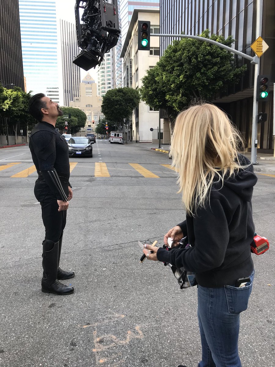 #TBT One final look <a href="/clivewaldron/">adrian pasdar</a> <a href="/AgentsofSHIELD/">Marvel's Agents of S.H.I.E.L.D.</a> #Graviton #LastLooks