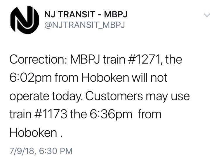 Meg_Less's tweet photo. @NJTRANSIT seriously... #njtransit https://t.co/PJvOcQIqrM