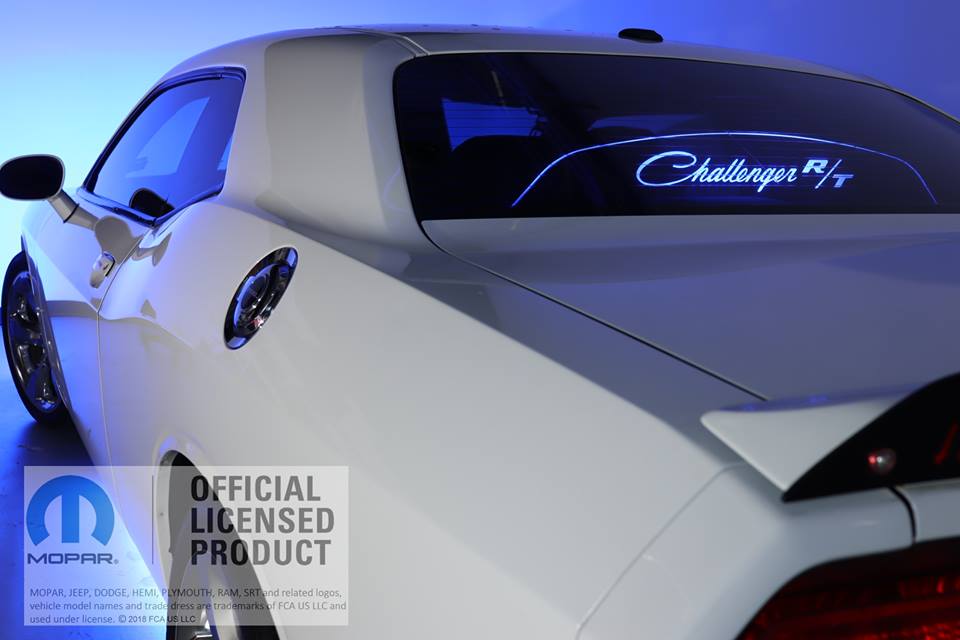 Windrestrictor's tweet photo. Info> https://t.co/rN8jhpCcun
#WindRestrictor is proud to make #glowplates for the #Dodge #Challenger. Get officially licensed #Mopar logos laser-etched. Light up the night with 1 of 8 colored lights. Just when you thought your #car had it all! Save 10% when you click the link https://t.co/J9s2udwHRk