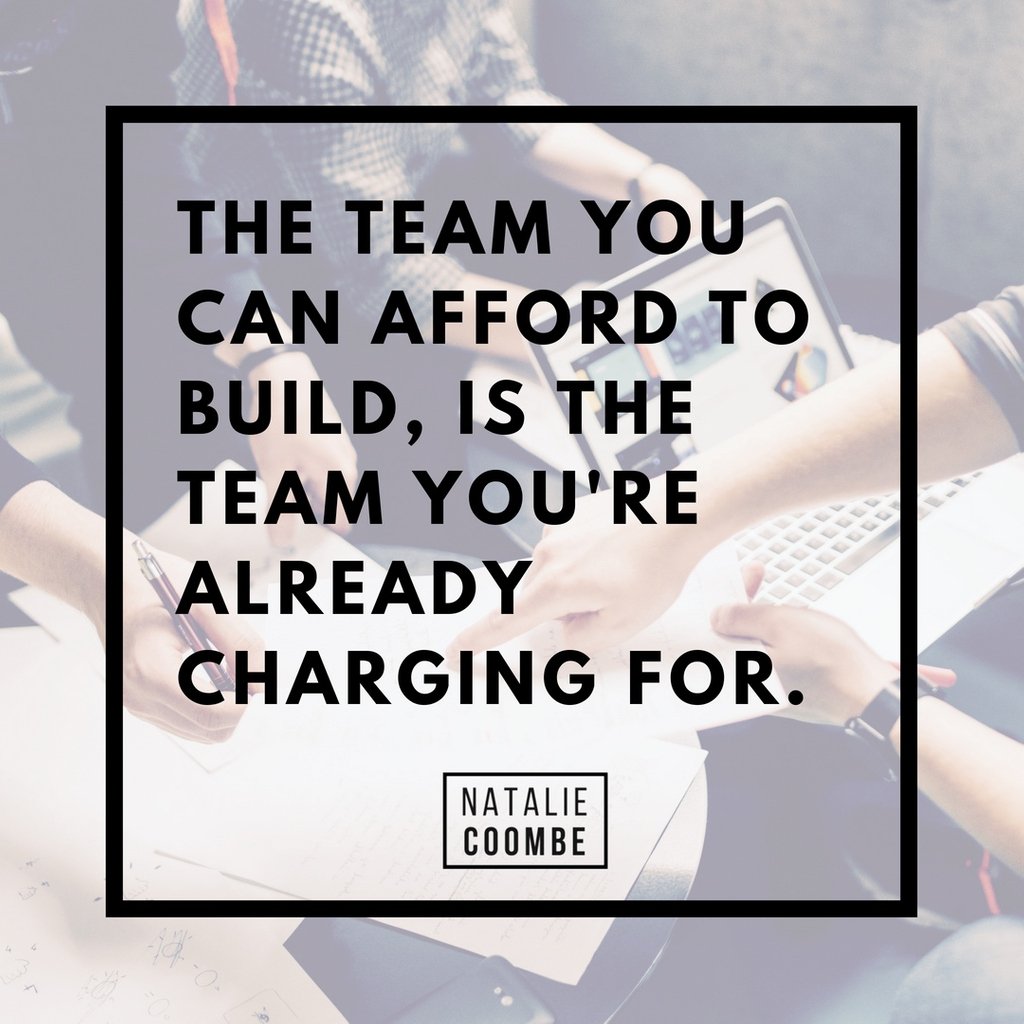 NatalieCoombe's tweet photo. Trying to bridge the gap between too much work for one person but not enough to hire can be such a challenge for new biz.  In my latest blog I share how your humble Rate Card can help you bridge this gap and transform your agency https://t.co/RskZLAvRkG https://t.co/PUQR16N4qq