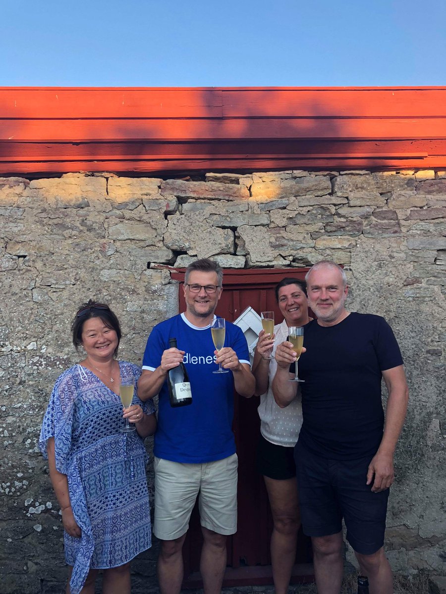 Wineflighter's tweet photo. #Despina an Italian frizzante  from #Quarticello really kicked it with local charcuteries from the Island #Öland.#naturalwine https://t.co/UCEIzRhaLR