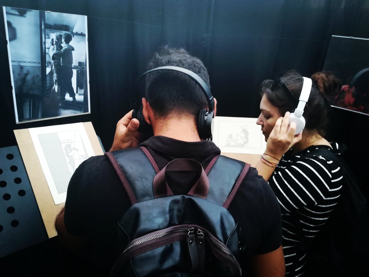 Al #seifestival abbiamo reso accessibile la mostra di #erwitt <a href="/socialcivita/">CIVITA</a> grazie a <a href="/POIESIS_Aps/">Aps POIESIS</a> e #MAKAI
#ARTBIT2018