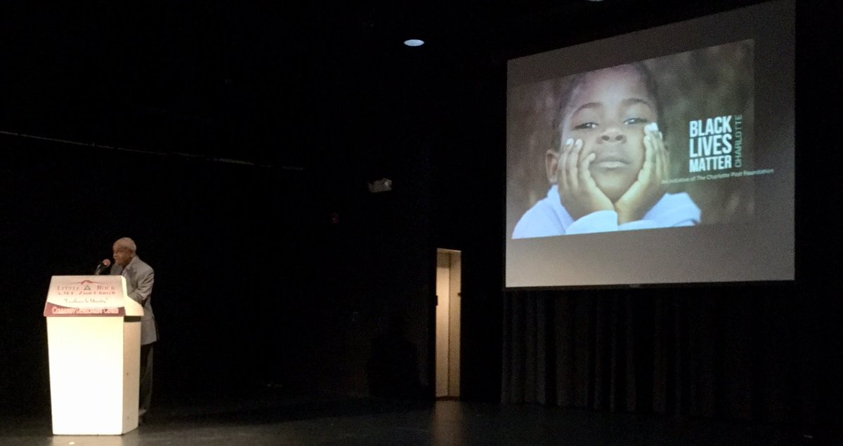 PostFDN's tweet photo. President and @thecharpost Publisher Gerald Johnson introducing Part II of the #BLMCLT The Making of Black on Black Crime series. https://t.co/G9tI1LrOQT