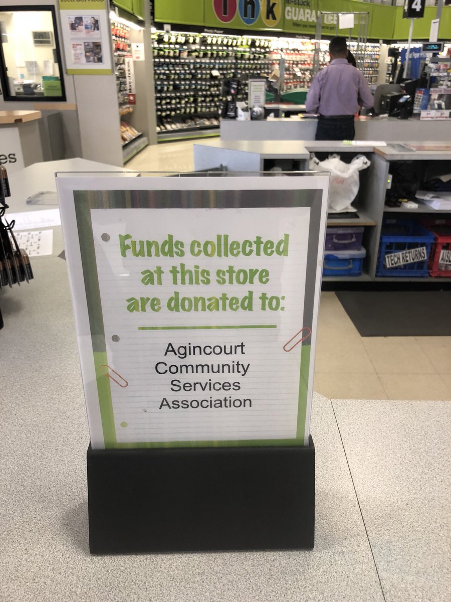 ACSAtoronto's tweet photo. If you are doing some back to school shopping @StaplesCanada @ParkwayMall consider making a donation to support our school supplies drive #ScarbTO https://t.co/yBRWkVph3G