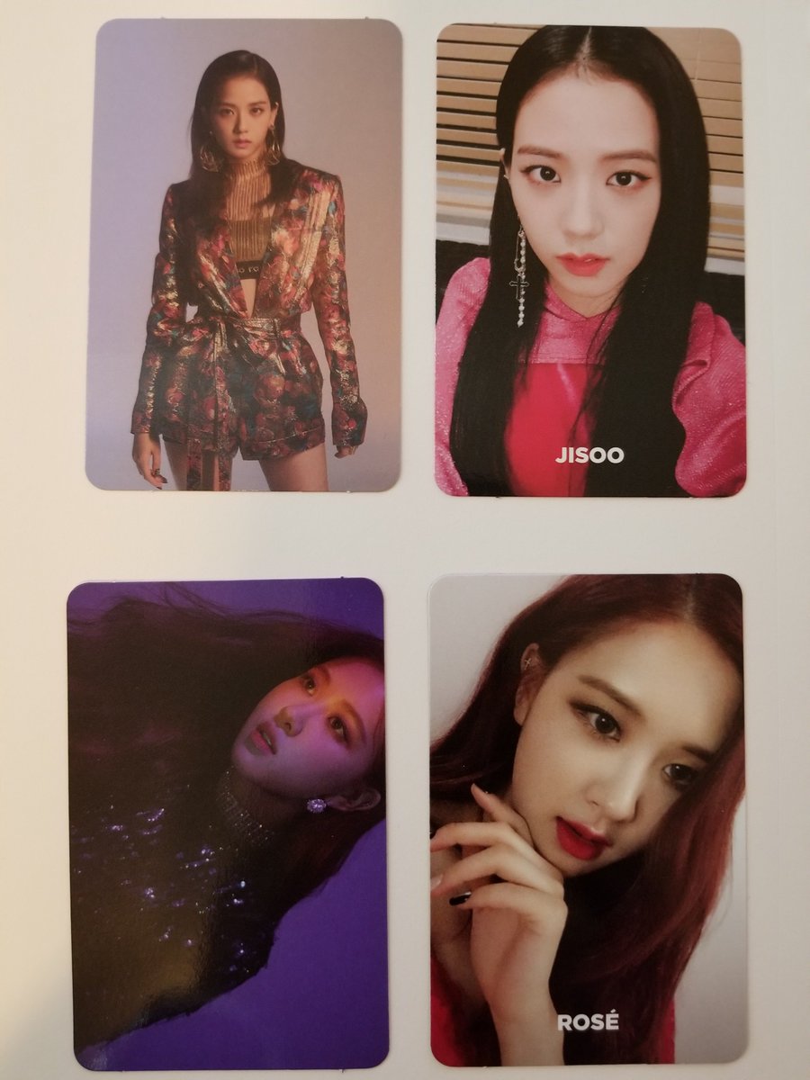 KayTheLazyHippo's tweet photo. [WTT] BLACKPINK Square Up PC 
Have: Jisoo Pink ver. &amp; Rose Black ver.
Want: Lisa all ver.
Location: TX, USA 
WW: no sorry :(

@TradeBlackpink @BPtradeINA @BPTrade_INA @BLACKPINKtrade @BPINA_HELP 
#BLACKPINK_SQUAREUP #BLACKPINK  #BlackpinkTrade https://t.co/WQ48q103ND