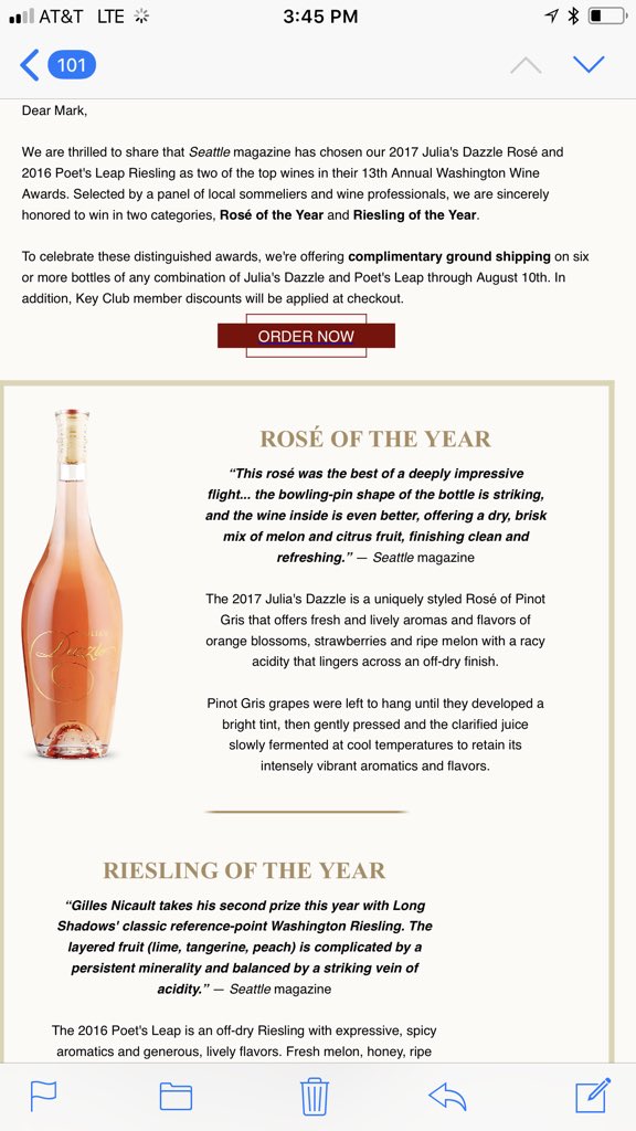sean2door's tweet photo. Majority Tudor Hills Vineyard Pinot Gris in this bottle, this is a great Rosé honored to grow for long shadows. #wawine #yakimavalley #awardwinningwines #startsinthevineyard https://t.co/50atqz2brU