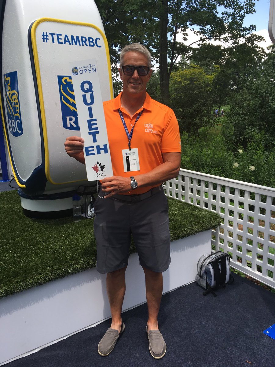 string1956's tweet photo. Huge Thanks to @caddyforacure , especially Colleen and Russ for the passes to this weeks Canadian Open, spent the afternoon watching some great golf #caddyforacure #calenstrong https://t.co/CGKiHawPvn