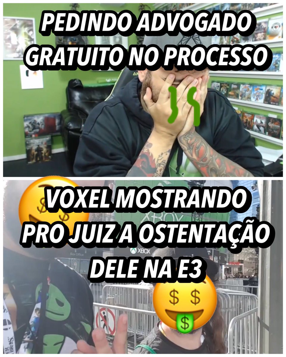 TemerMichell's tweet photo. @xcapim360 E aí, a moto BMW será que a Voxel lembrou de falar pro juiz pra juntar no processo ou só citou as doações no seu canal e a ostentação na E3? A zoeira já tá rolando solta nas redes sociais! Ai vem dar uma de pobre?
@XboxMilGrau_ @voxeloficial @IGNBrasil @UOLJogos https://t.co/MonvgxGR2Z