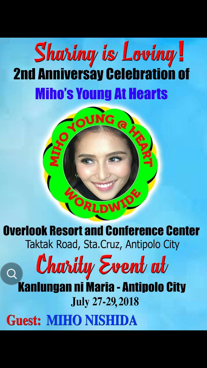 ferriol_gale's tweet photo. Good morning everyone! Good morning momsies of Young at Hearts! Tomorrow is our big day, let's enjoy and have fun with @realmihonishida ! Let's share our love and blessings to the abandoned elderlies of Kanlungan Ni Maria in Antipolo.❤❤❤❤❤💋💋💋 https://t.co/JNaAgbKzFJ