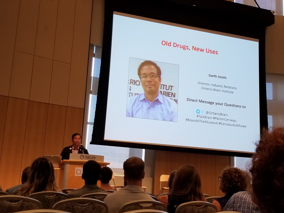 Epilepsy_Ottawa's tweet photo. Garth Smith of @OntarioBrain opens Old Drugs, New Uses at @MuseumofNature #TalkBrain #BrainAtTheMuseum https://t.co/Fbu2QajbOG