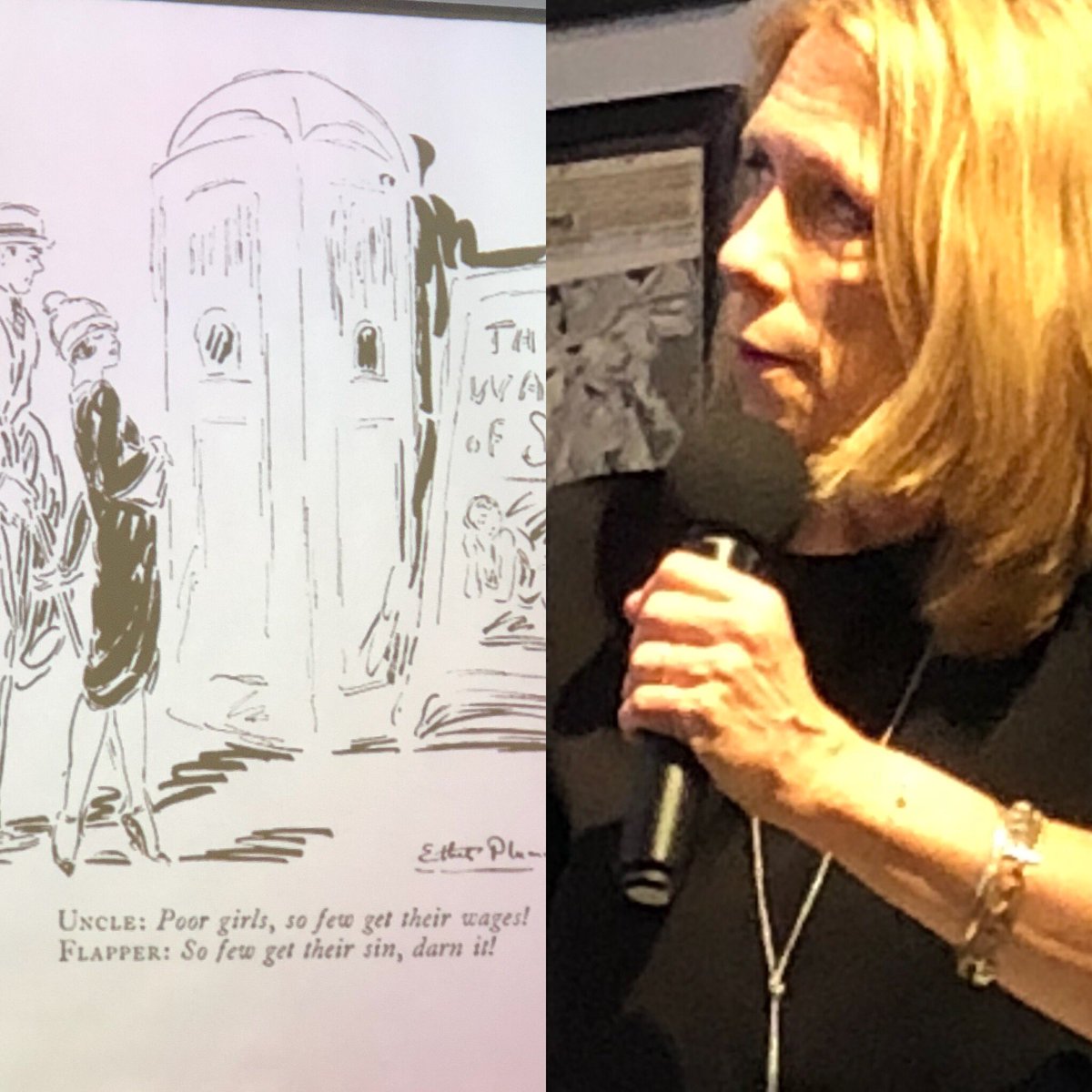 .@lizadonnelly introduces 1st female cartoonist’s work in 1st issue @NewYorker #EthelPlummer @SOI128 #NewYorkerFunnyLadies