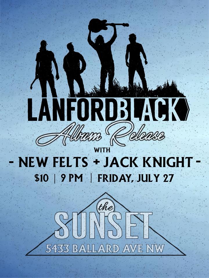 sunsetballard's tweet photo. Tomorrow night {7.27} indie rock/soul band @LanfordBlack celebrate their album release and their FINAL SHOW!!  W/ #newfelts and #jacktknight Get your ticket while you can: https://t.co/3KLdInHIVo #sunsetballard #FinalShow #albumrelease #pnwmusic https://t.co/kZUGrNnWX6