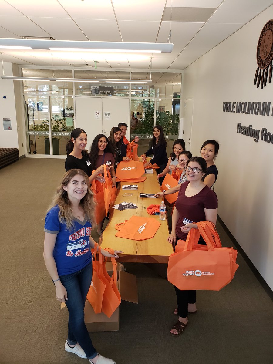 #BetterTogetherCA Fresno State is ready for the Summit!! Go Team!!!