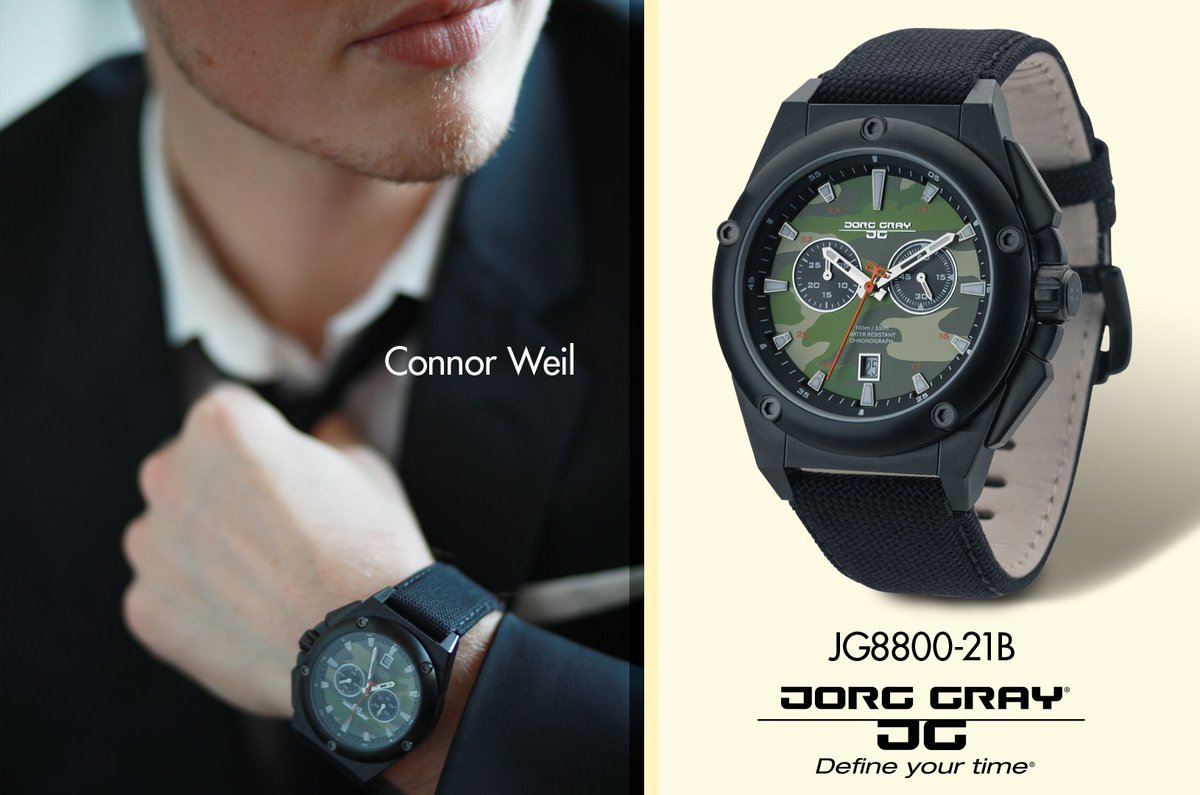 JorgGray's tweet photo. JG8800-21B. Classic and now.
#stainlesssteel #chronograph #SwissRONDAMovement #waterresistant #100meters #mensfashion #jorggray #defineyourtime #jg8800 https://t.co/OcOliWCaqG