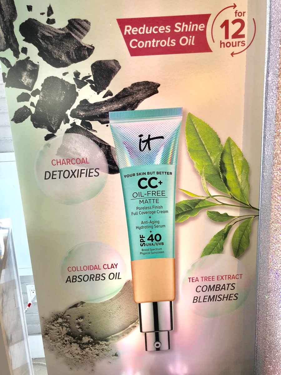 BeautyStat's tweet photo. we just came from the @Itcosmetics summer soirée where they debuted their new CC+ that controls oil for 12 hours! Launching at @QVC and @Sephora Stay tuned for our review. #ITsMyCCSoulMatte #ITCosmetics #bstat @RonRobinson https://t.co/Wy9rNeOgyH
