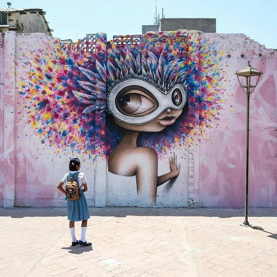 Wonderful Street Art by  @VinieGraffiti
.
.
.
#art #artists #artlovers #srtwork #traditionalart #streetart #streetartist #graffiti #muralart #wallart #urbanart #artistsnartlovers