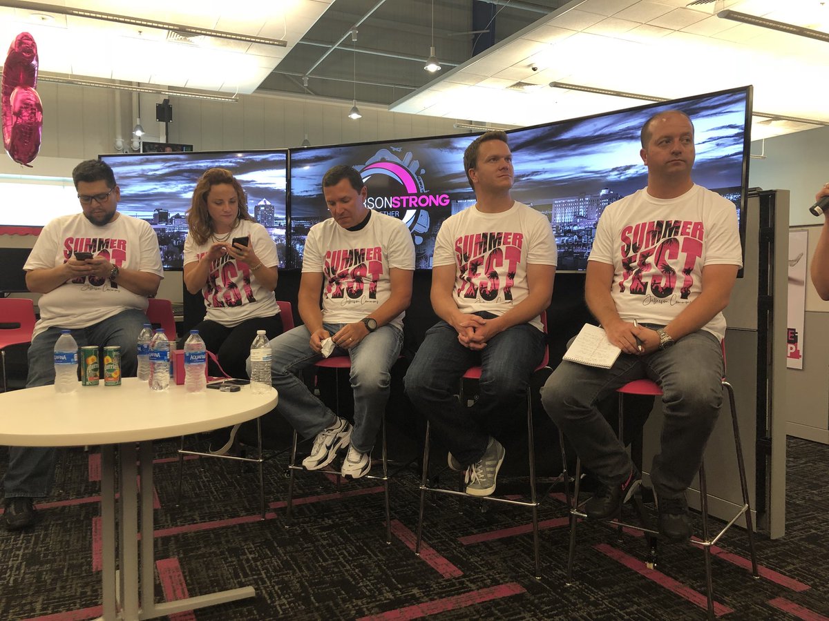 MImi_Love79's tweet image. Summerfest kick off!! TEX talk with @UKnow_Adolph @CallieField @jgebing. #JeffersonStrong #TEXTalks
